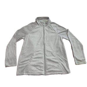 Carol Hochman Loungewear Fleece Zip Up Sweater